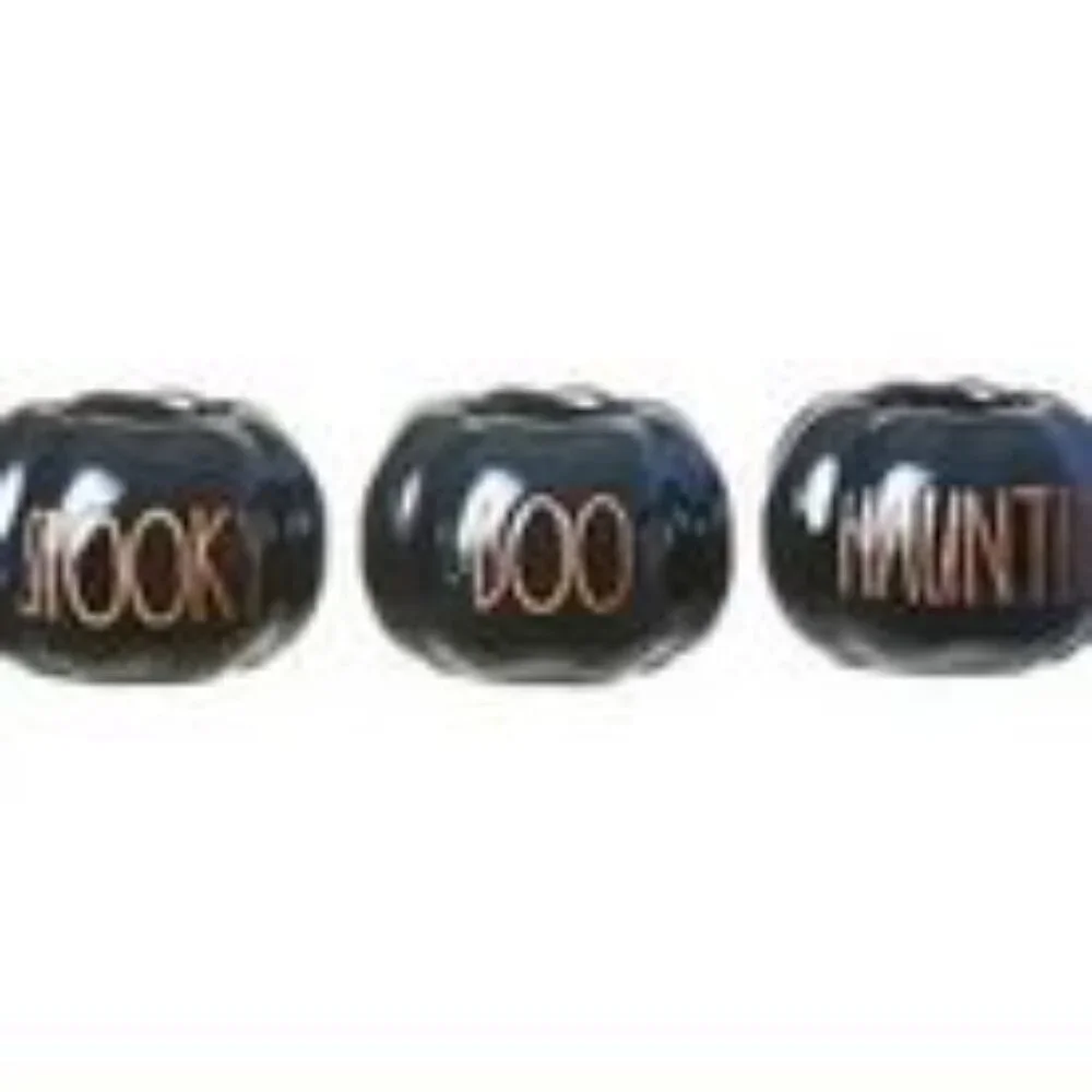 Rae Dunn - Halloween Tea light holders Set of 3 Brand New in Original Box